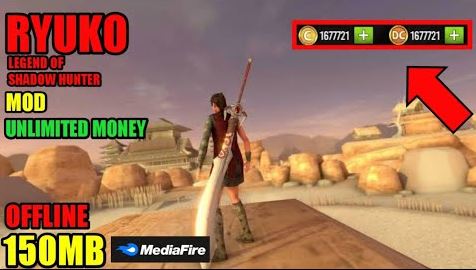 Ryuko Legend of Shadow Hunter MOD APK 1.0.46 (Unlimited Money)