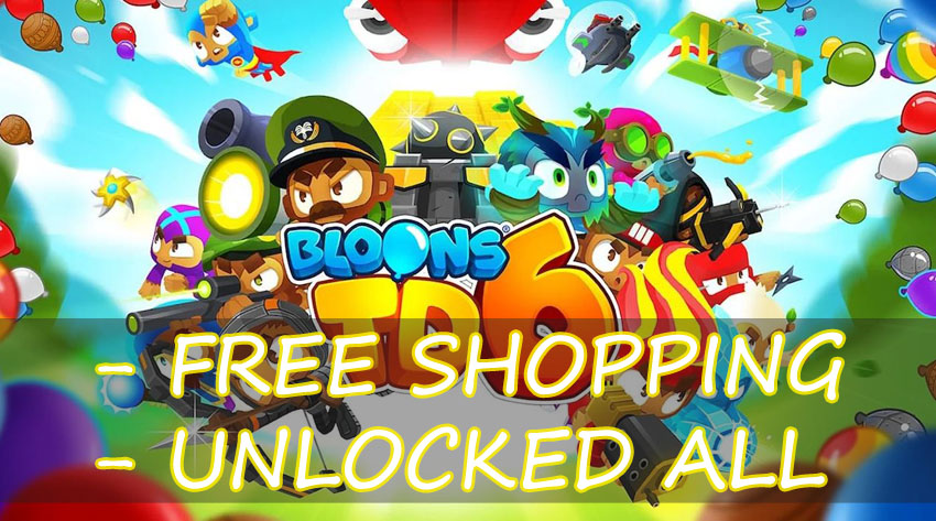 Bloons TD 6 Mod Apk (Free Shopping, Unlocked All)
