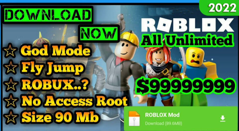 Roblox MOD 2.526- Mod Menu for android & ios (Unlocked Full)