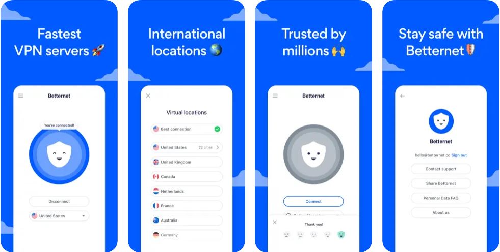 Betternet Best VPN Apps