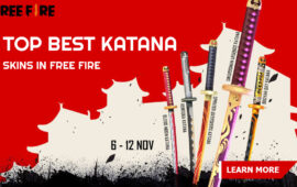 Top best Katana skins in Free Fire