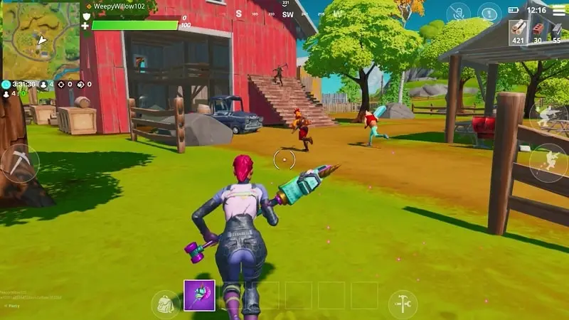 Fortnite will also add items to heal, armor to make you more stable after fighting with opponents