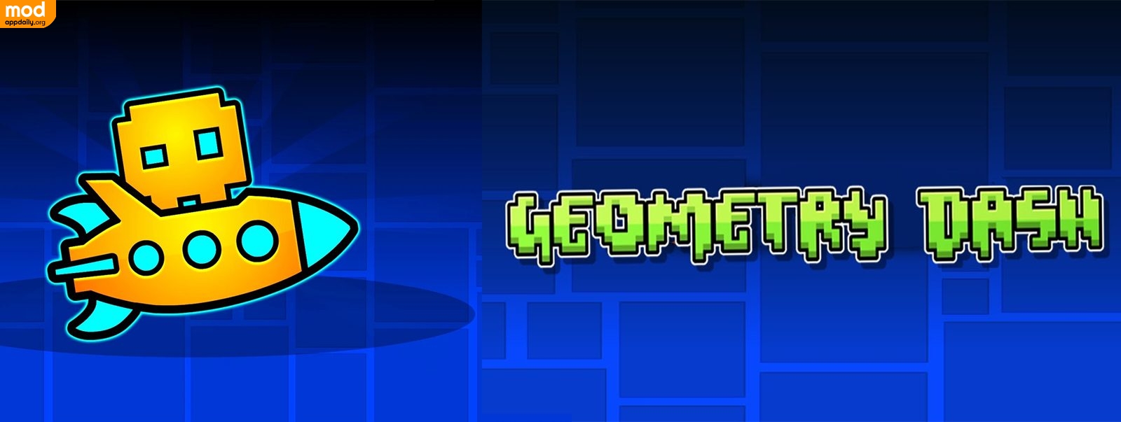 Geometry Dash includes a number of other settings in addition to the standard mode of surpassing that help keep the game from being monotonous