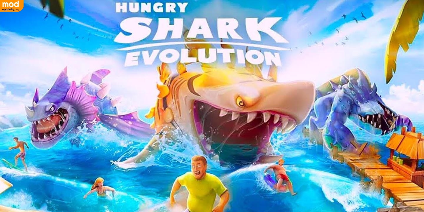 Hungry Shark Evolution APK + MOD (Unlimited Money) v9.6.10 icon