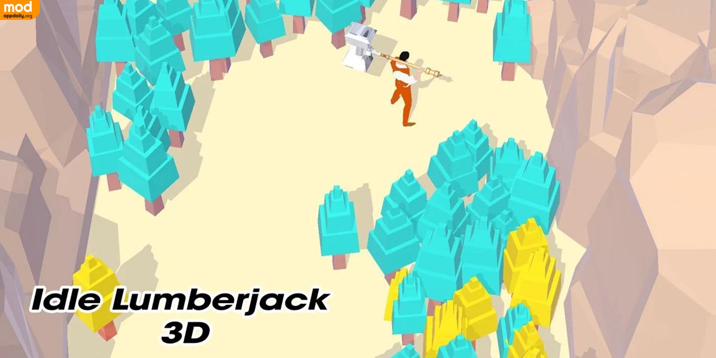 Idle Lumberjack 3D APK + MOD (Unlimited Seeds) v1.6.15 icon