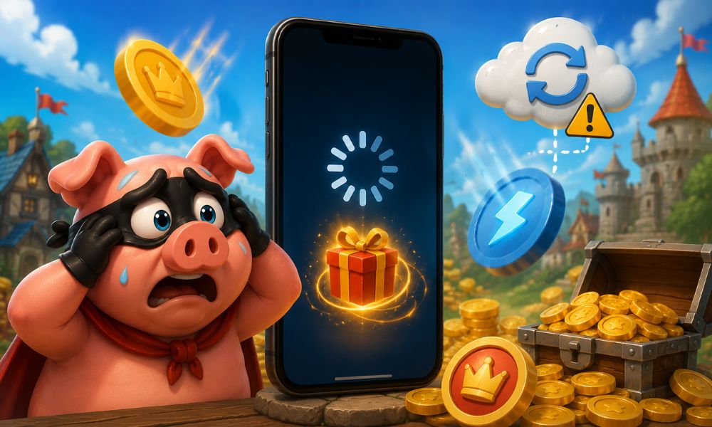 Coin Master không nhận được Spin hoặc Coin và cách khắc phục