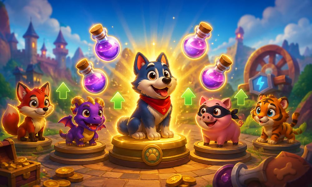 Mẹo nâng cấp Pet Coin Master hiệu quả cho người mới