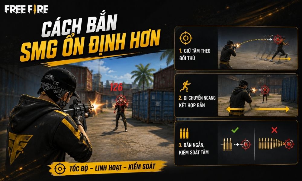 Cách bắn SMG ổn định hơn