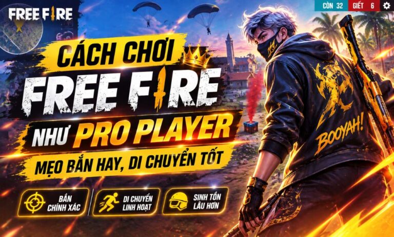 Cách chơi Free Fire như Pro Player - Mẹo bắn hay, di chuyển tốt