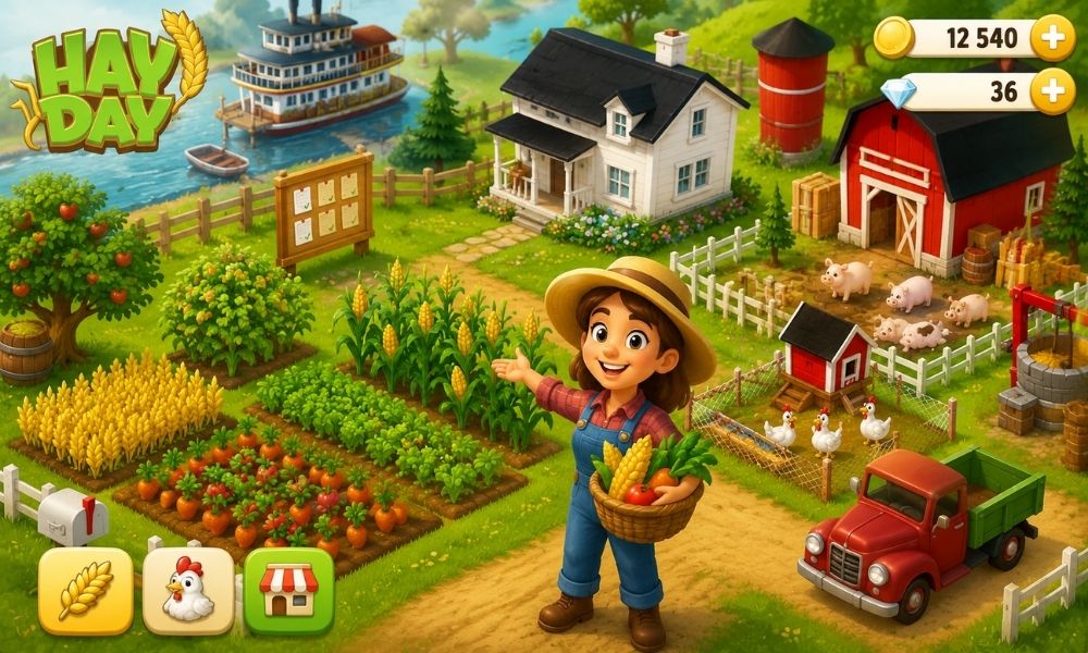Người mới nên bắt đầu Hay Day từ đâu?