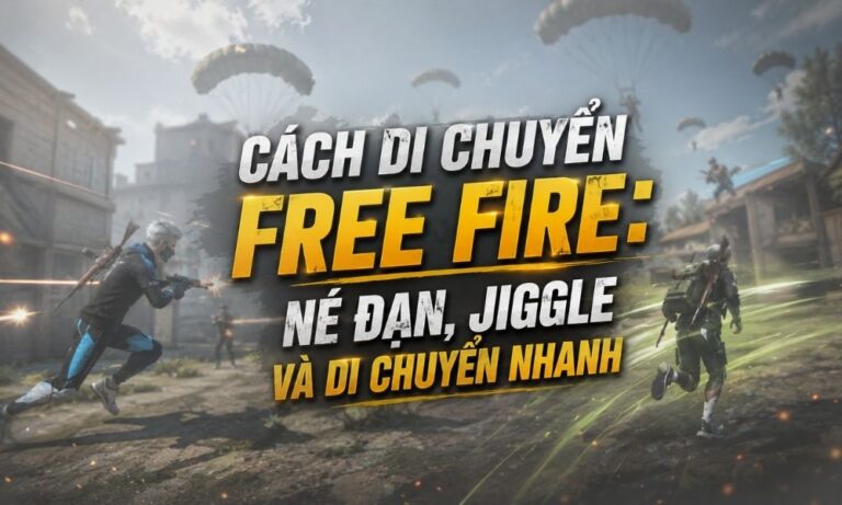 Cách di chuyển Free Fire: Né đạn, Jiggle và di chuyển nhanh