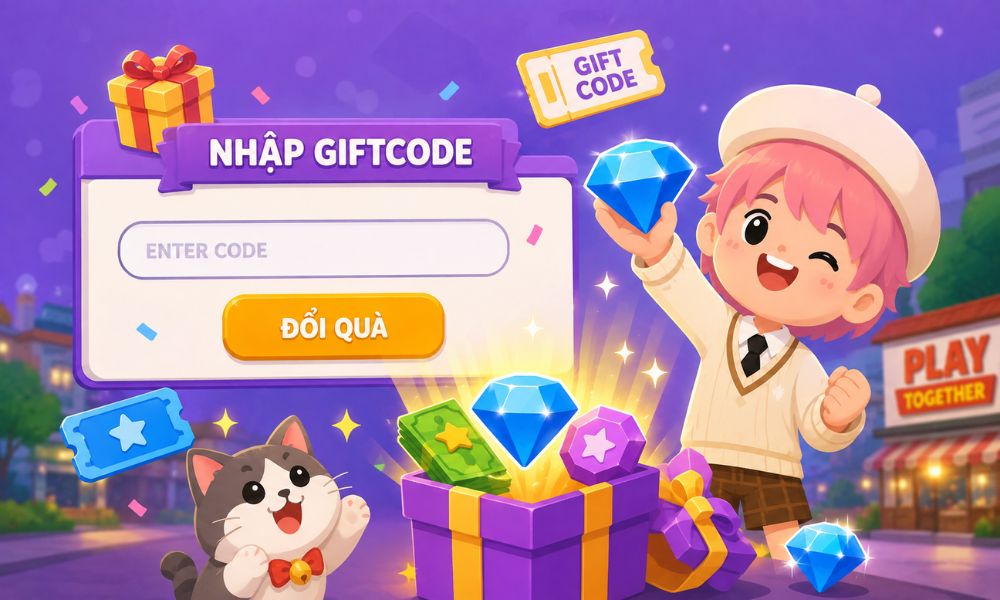 Nhập giftcode Play Together có nhận kim cương không?