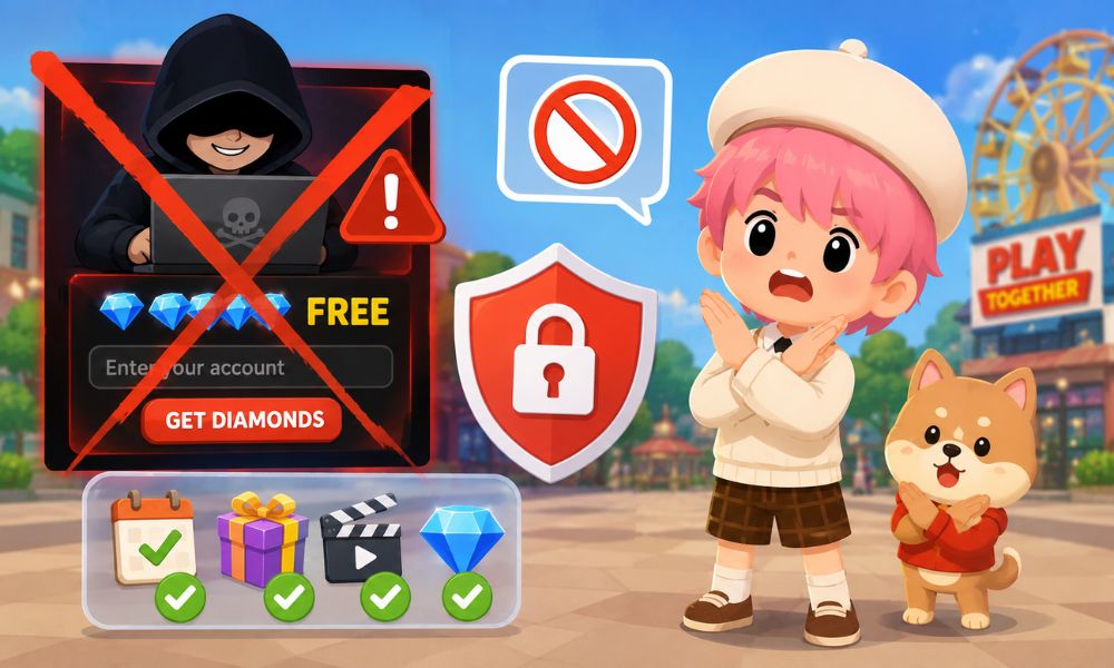 Có cách hack kim cương Play Together miễn phí không?