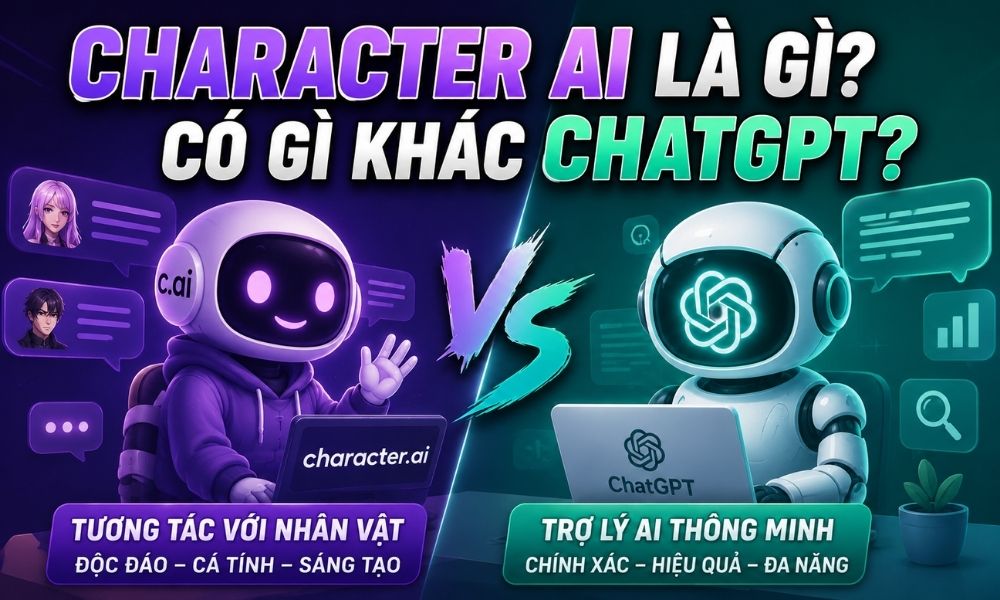 Character AI là gì? Có gì khác ChatGPT?
