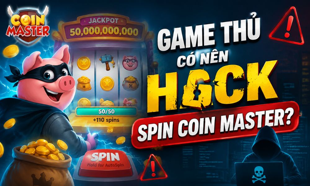 Game thủ có nên hack Spin Coin Master?