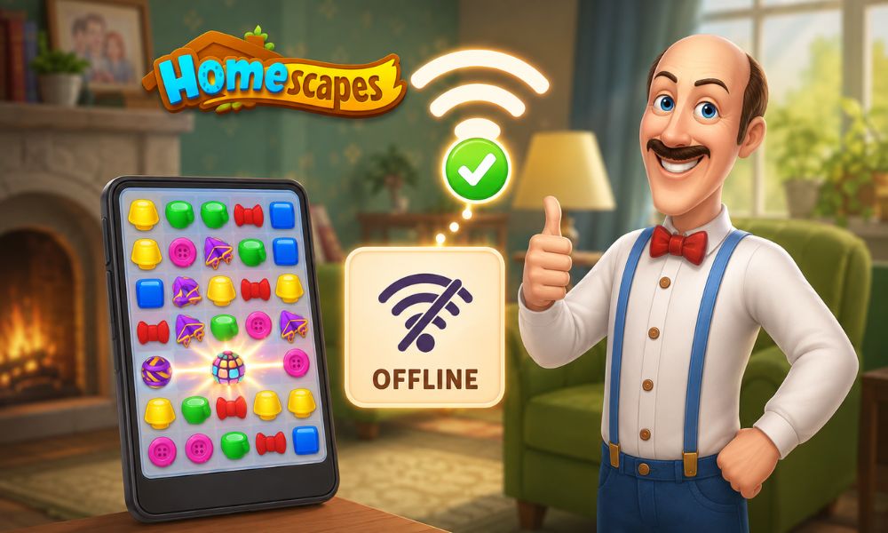 Homescapes có chơi offline không?
