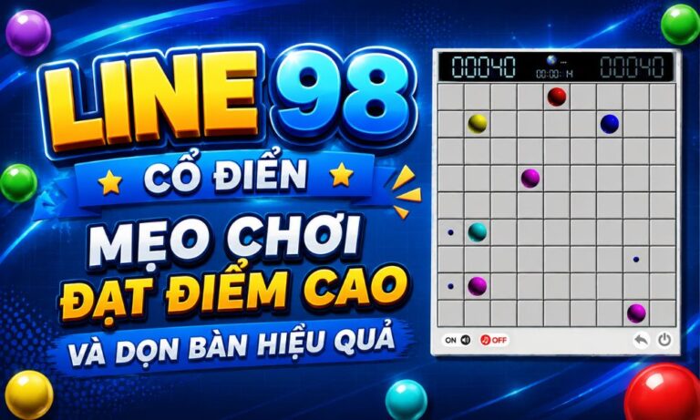 Line 98 cổ điển - Mẹo chơi đạt điểm cao và dọn bàn hiệu quả