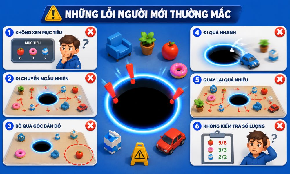 Những lỗi người mới thường mắc
