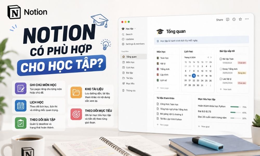 Notion có phù hợp cho học tập không?