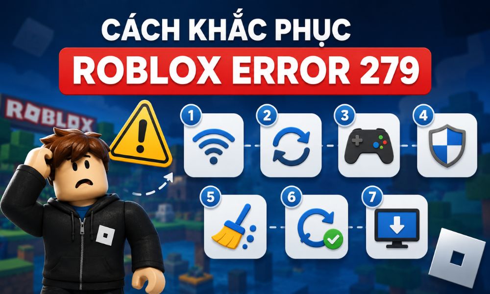 Cách khắc phục Roblox Error 279