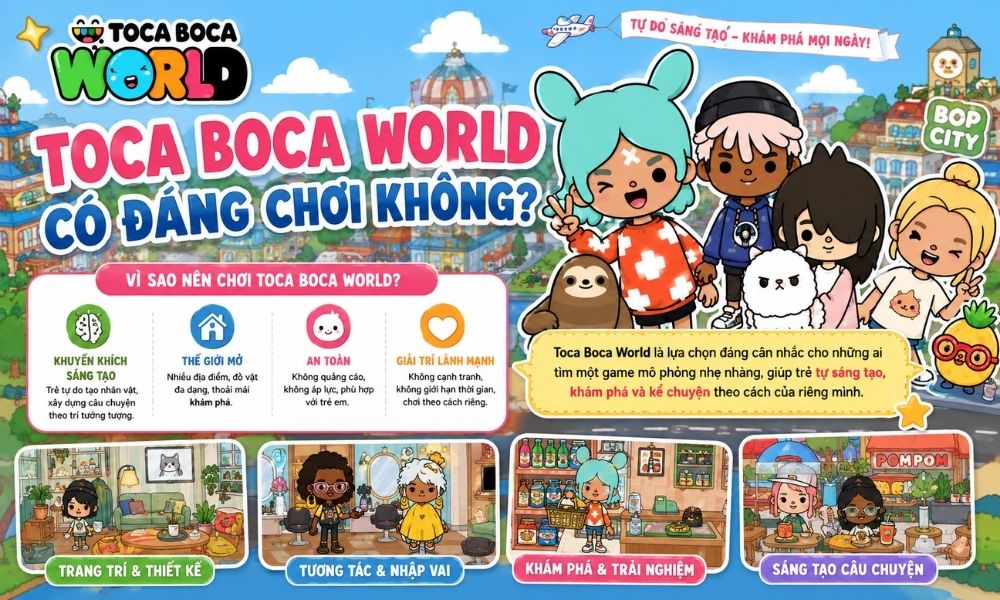 Toca Boca World có đáng chơi không?