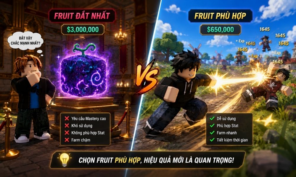 Cách chọn Trái Ác Quỷ mạnh phù hợp với bản thân